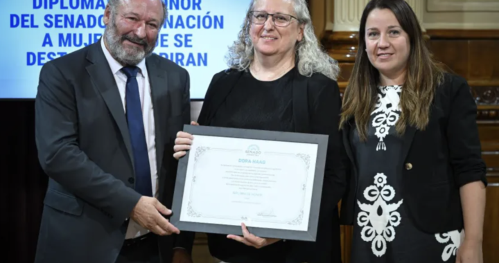 Una médica pampeana que trabaja en el Garrahan fue homenajeada en el Senado